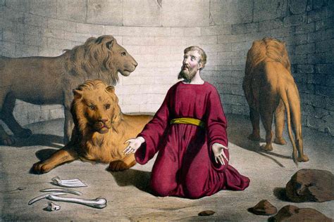 Daniel and the Lion's Den .